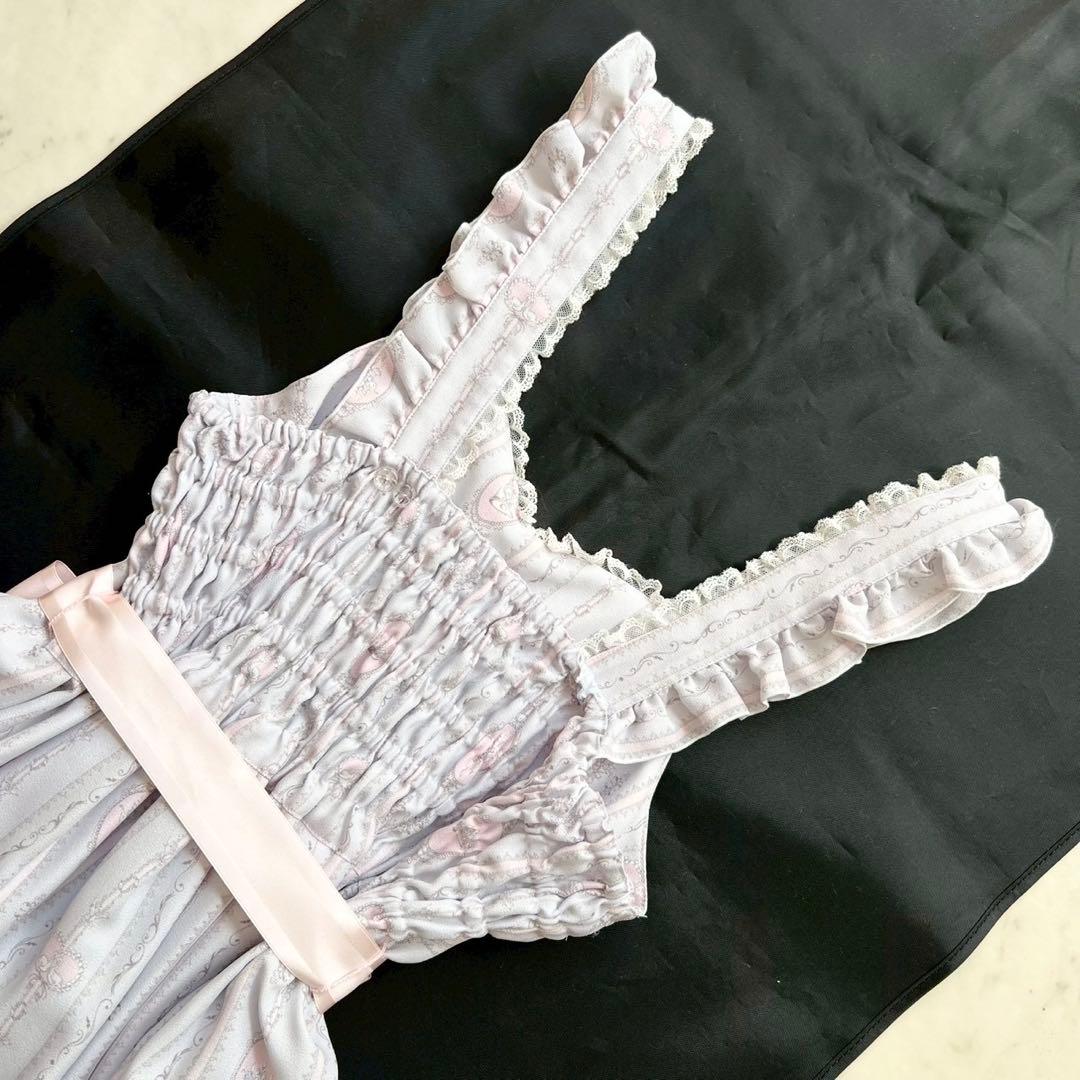 morphose 思い出のすずらんリボンジャンパースカート