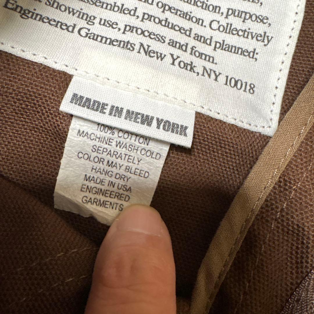 エンジニアードガーメンツ　ブラウンダックベイカーパンツ