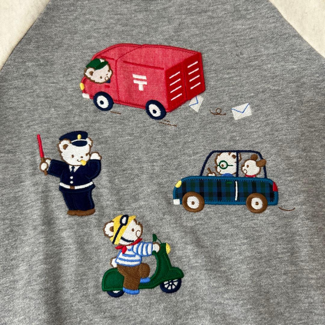 新品　ファミリア トレーナー 110サイズ グレー