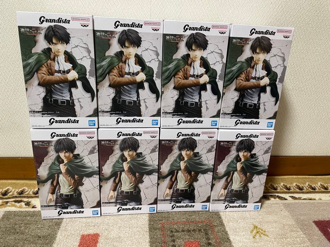 Grandista リヴァイ エレン　フィギュア 8体セット