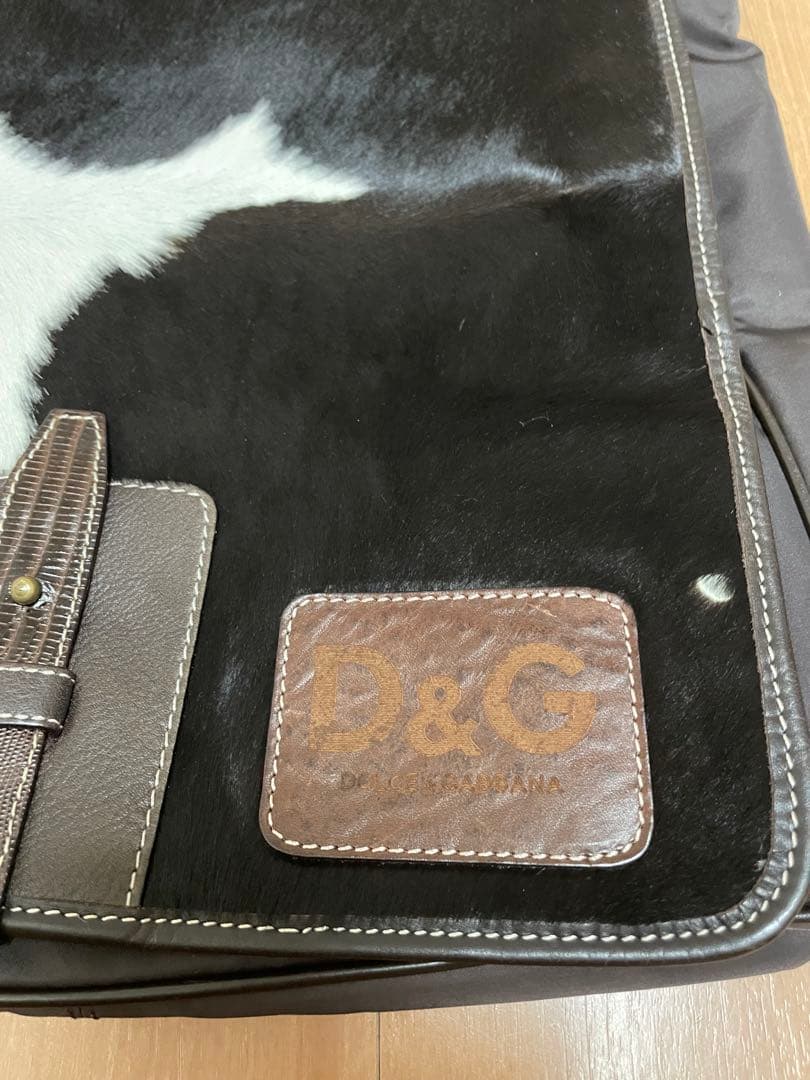 DOLCE&GABBANA クロスボディショルダーバッグハラコ