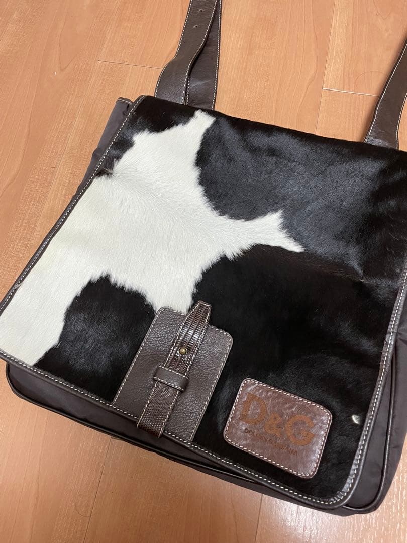 DOLCE&GABBANA クロスボディショルダーバッグハラコ