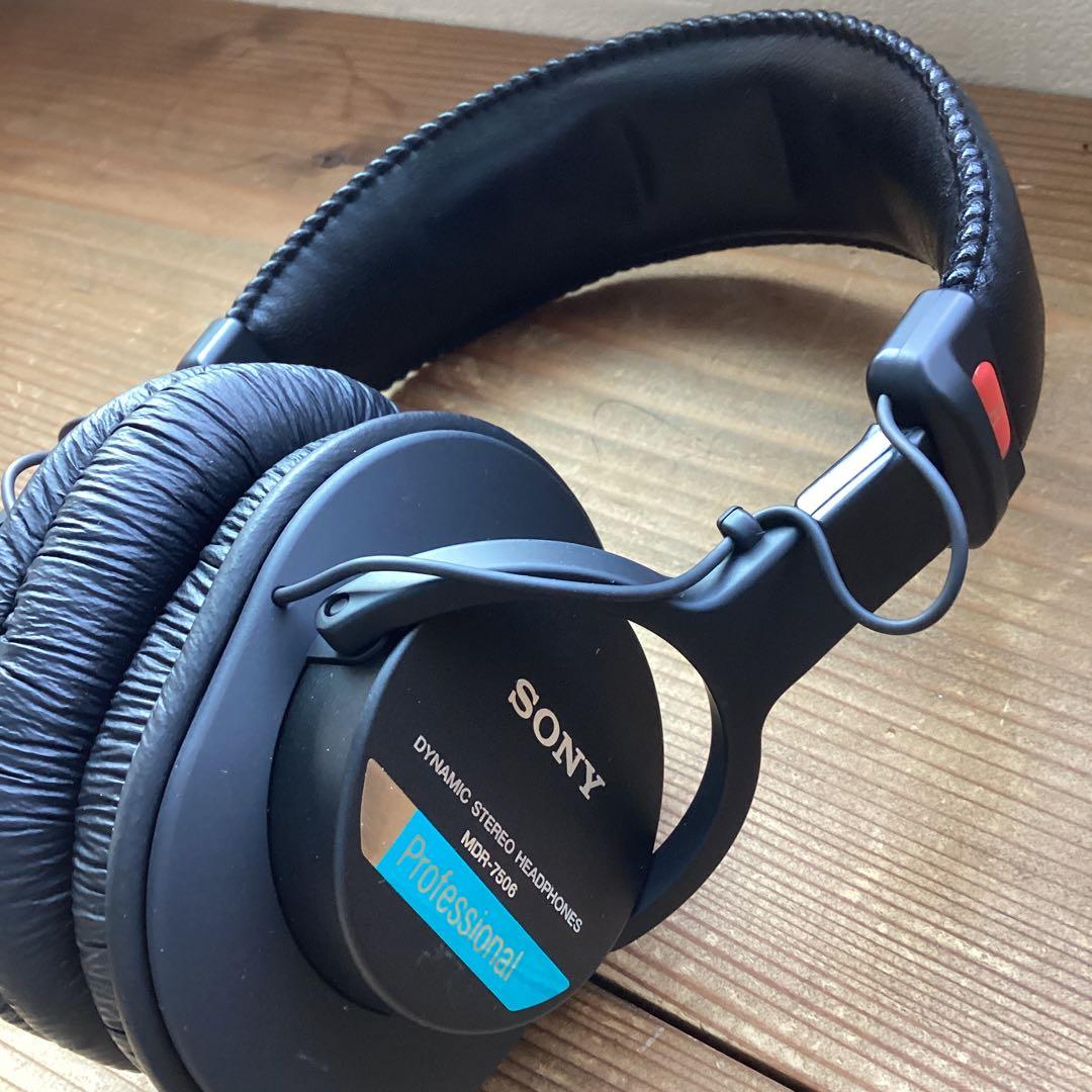 SONY MDR-7506 ヘッドホン スタジオモニター 青帯【美品】