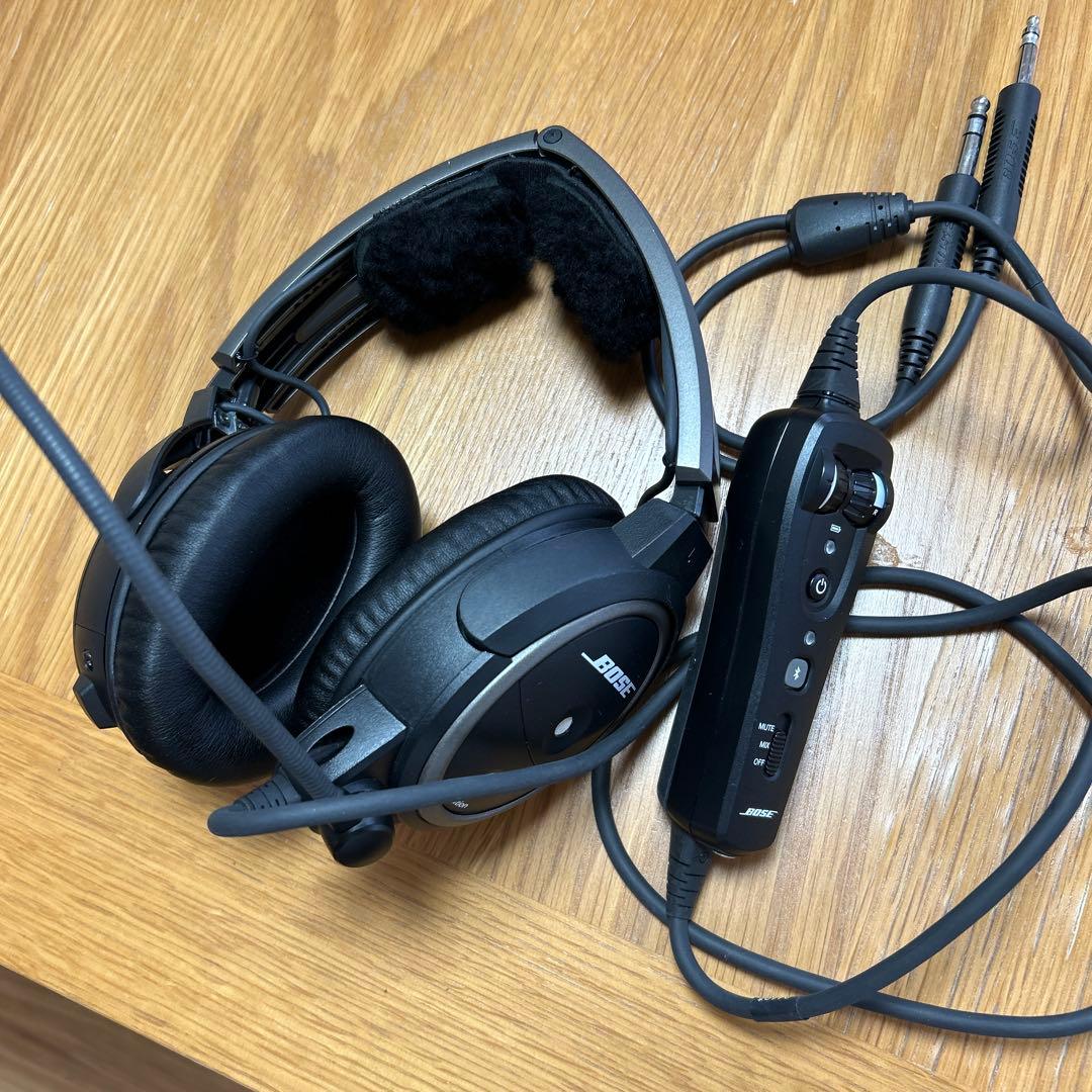 BOSE A20 Aviation Headset （録音用分岐ケーブル付き）