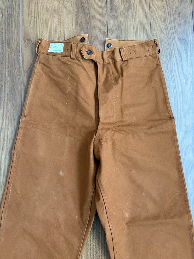 【希少】フランス国鉄 レイルロードパンツ ワークパンツ ヴィンテージ フレンチ