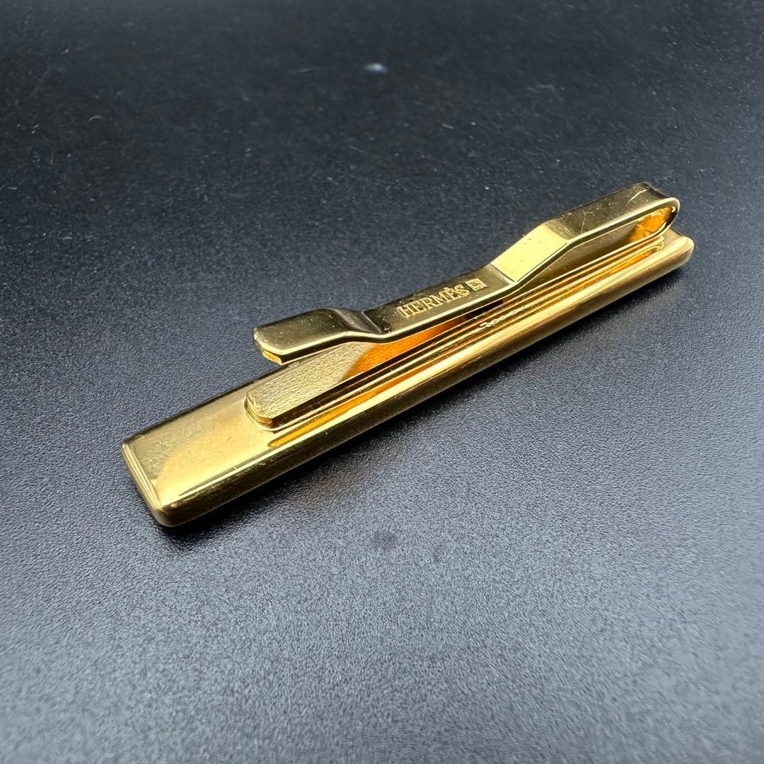 極美品✨　エルメス　ネクタイピン　エマイユ　七宝焼　ゴールド　069