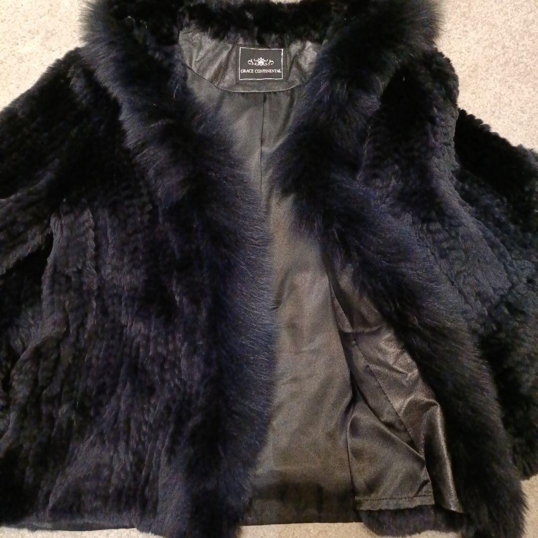 美品 GRACE CONTINENTAL レッキスFOX ファーコート
