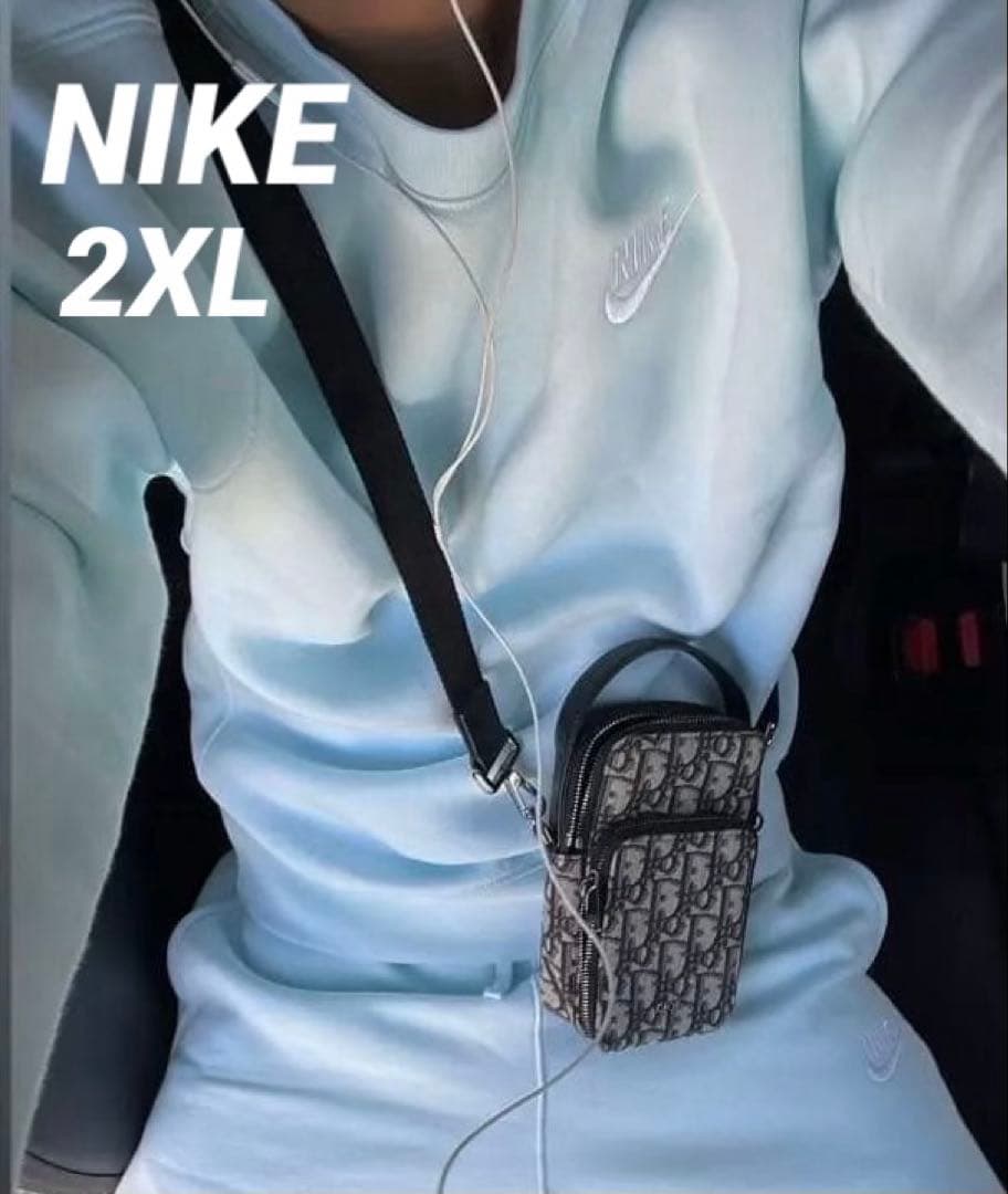 2XL NIKE Sportswear Club フリース スウェット　水色