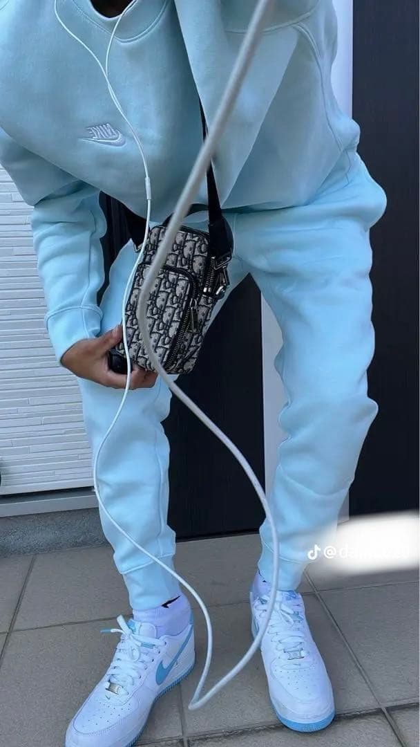 2XL NIKE Sportswear Club フリース スウェット　水色