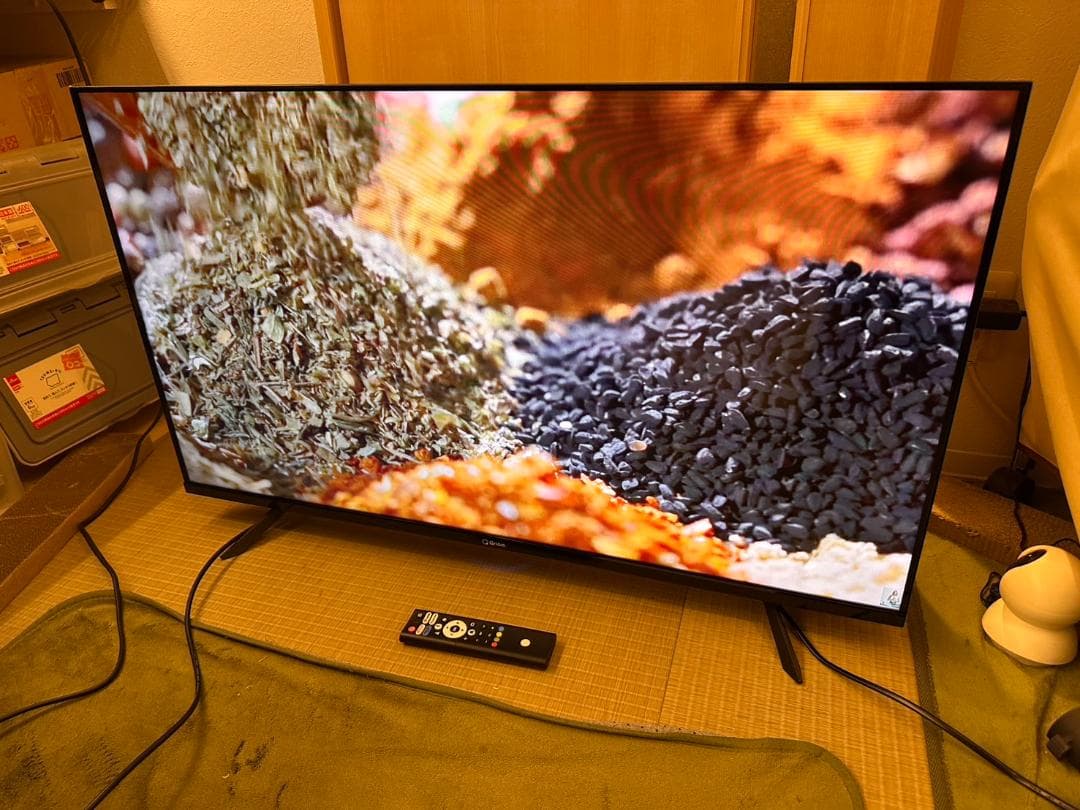 Qriom　40型　チューナーレステレビ　QRK-40TL2K　2025未使用近