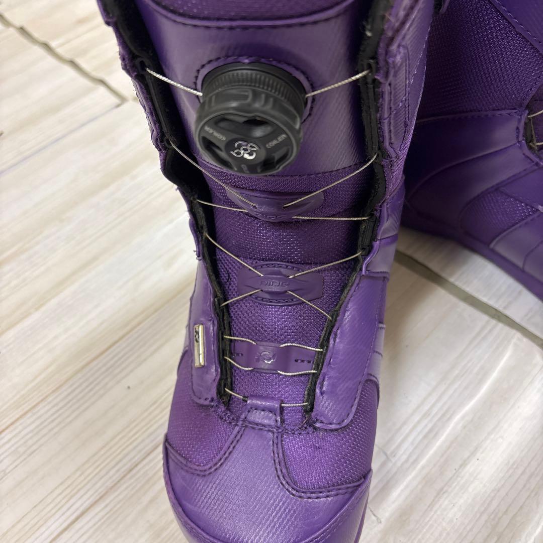 【希少】RIDE SAGE BOA COILER 24.5cm パープル仕様