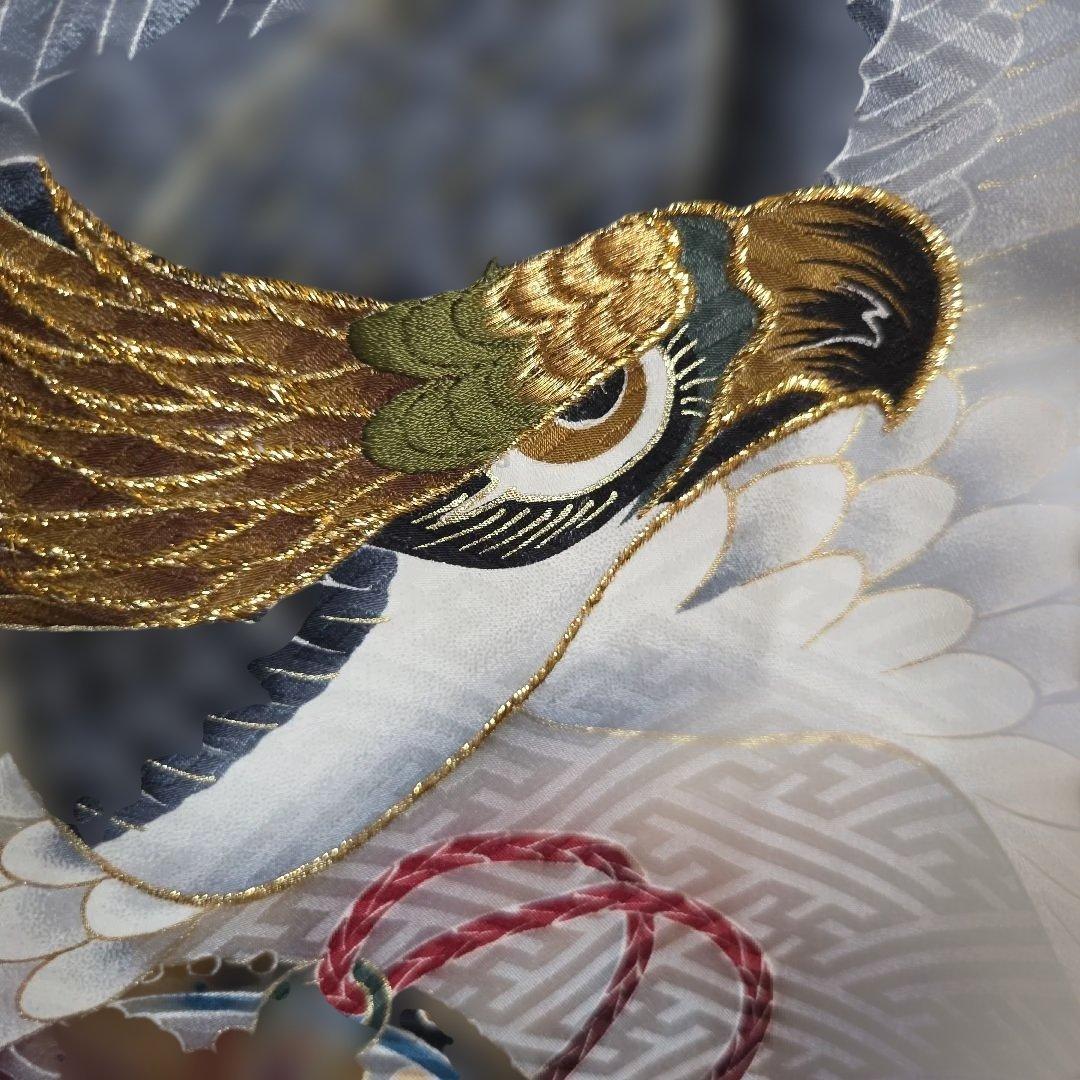 YUKI　　No44 男の子　お祝い着物　長襦袢付き　産着　七五三