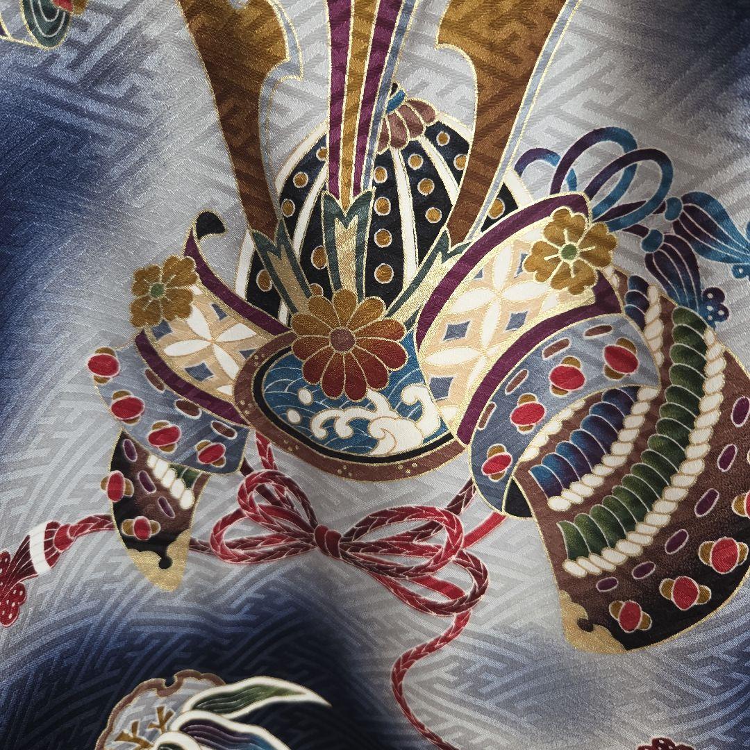 YUKI　　No44 男の子　お祝い着物　長襦袢付き　産着　七五三