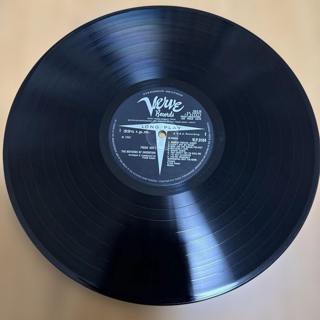 【UKオリジナルモノラル版】Frank Zappa - Freak Out!