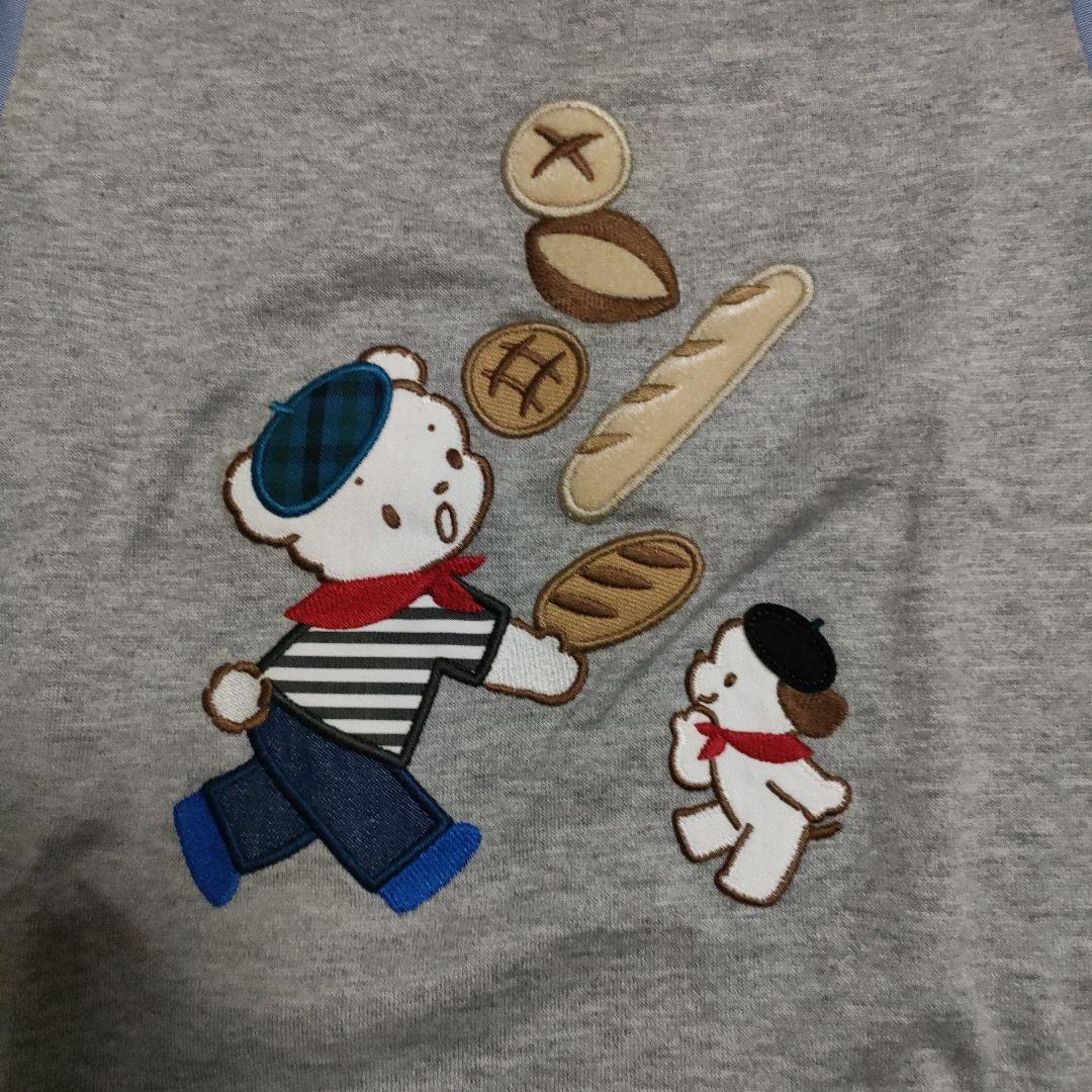 新品未使用品　ファミリア　ファミちゃんパンと犬のTシャツ　100センチ
