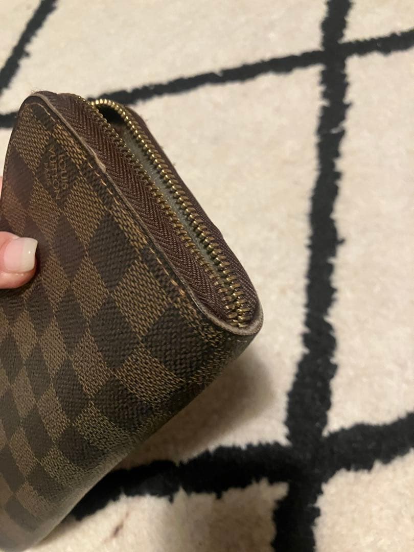 【チャック破損あり】LOUIS VUITTON ルイヴィトン ダミエ柄 長財布