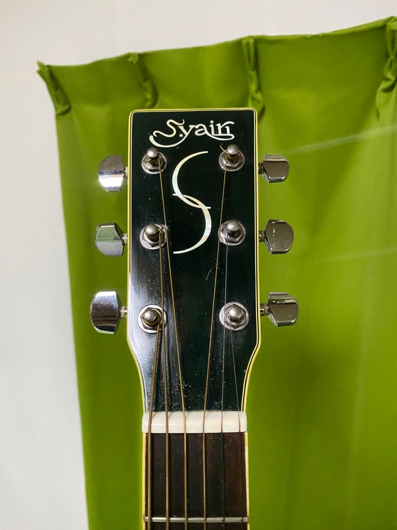 弾き語りしようぜ!S.Yairi BBエレアコ音出し良好　良く鳴るアコギもOK！