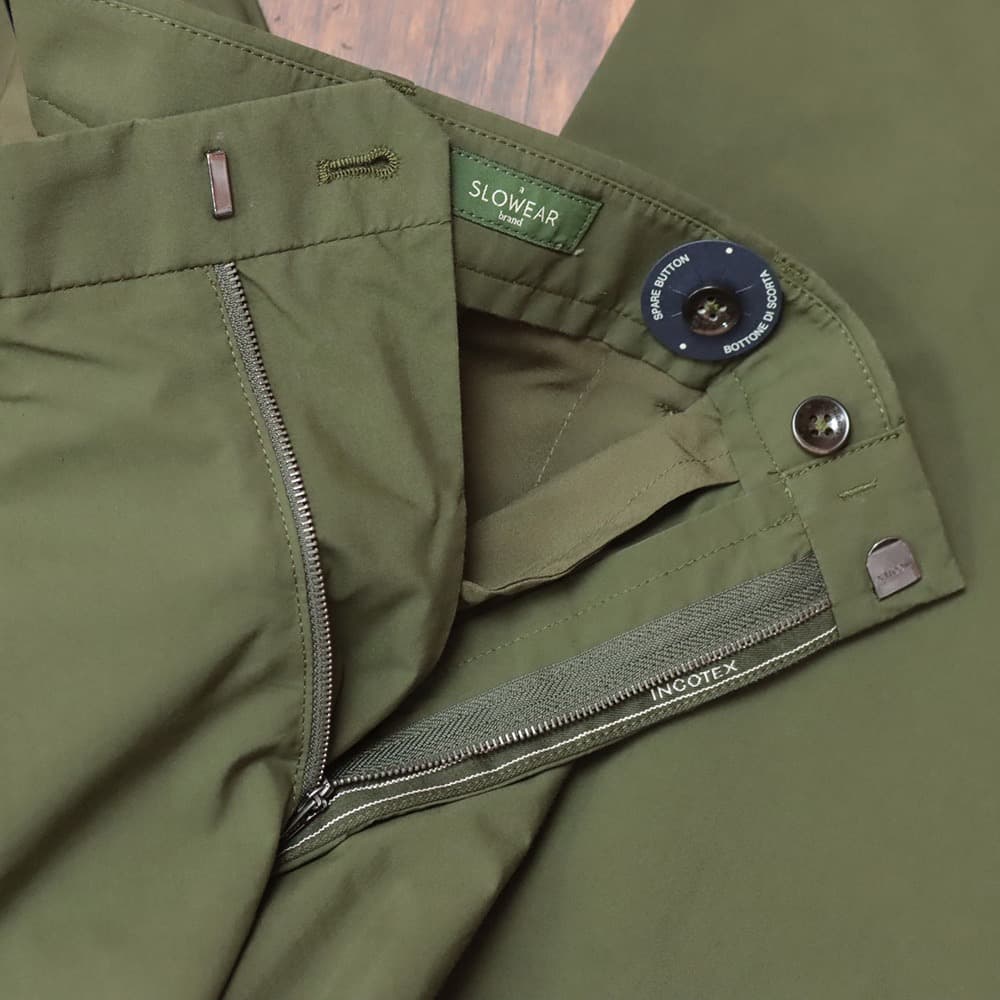 【新品・46サイズ・イタリア発】INCOTEX・綿ポリジョッパーズ パンツ