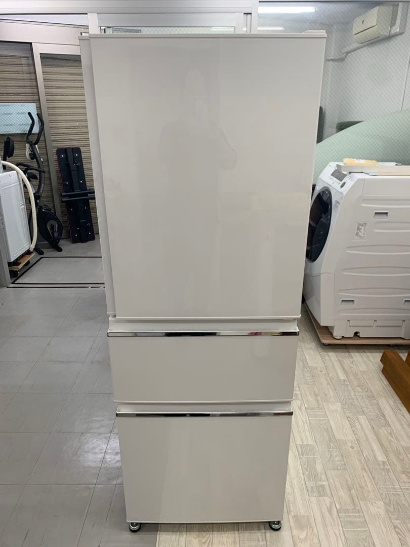 三菱 2019年製 ノンフロン冷凍冷蔵庫 MR-CX33D-W1 330L