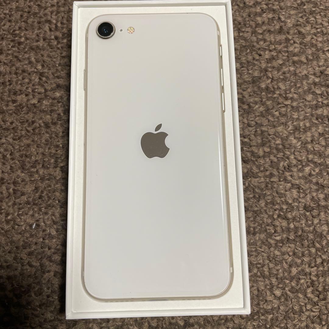 iPhone SE (第3世代) 128GB 箱あり、充電ケーブル未使用