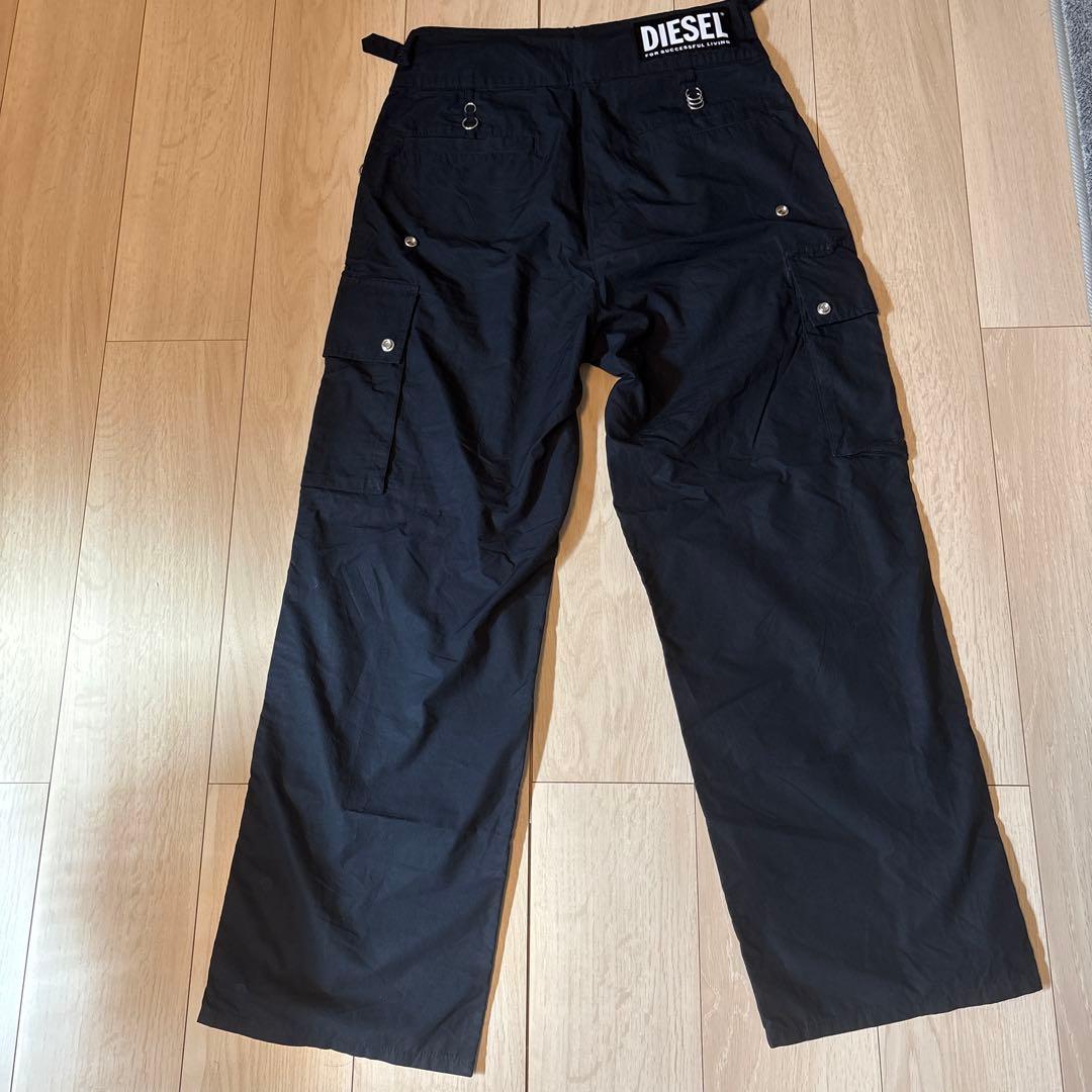 き*つ様 DIESEL ディーゼル　カーゴスラックスパンツ　グルカパンツ　ブラッ