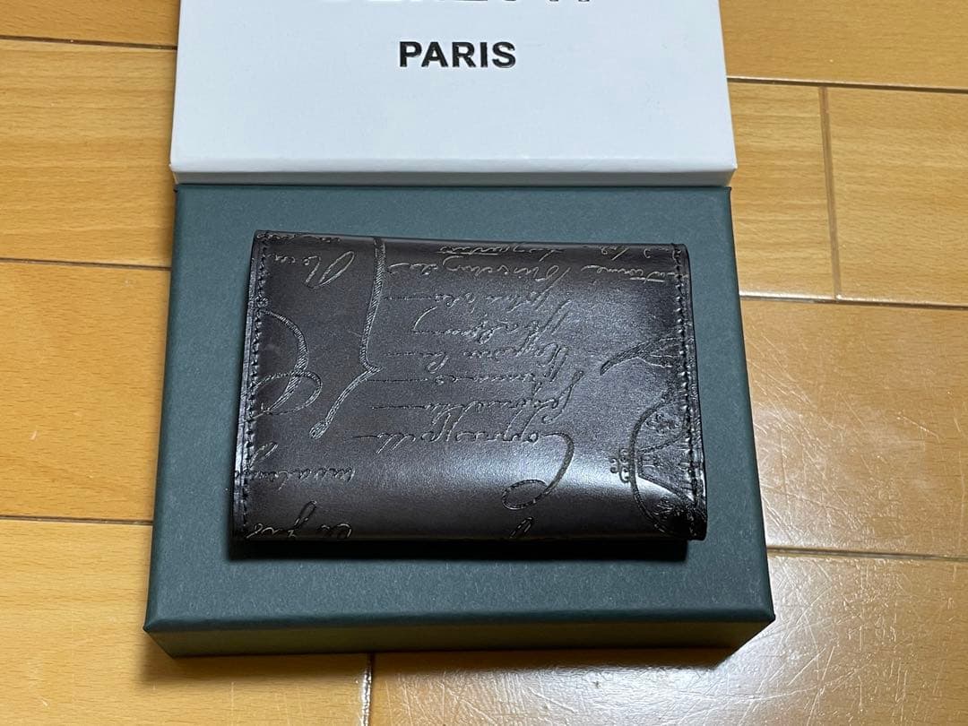 【新品・未使用・美品】ベルルッティ インブイア カリグラフィ カードホル