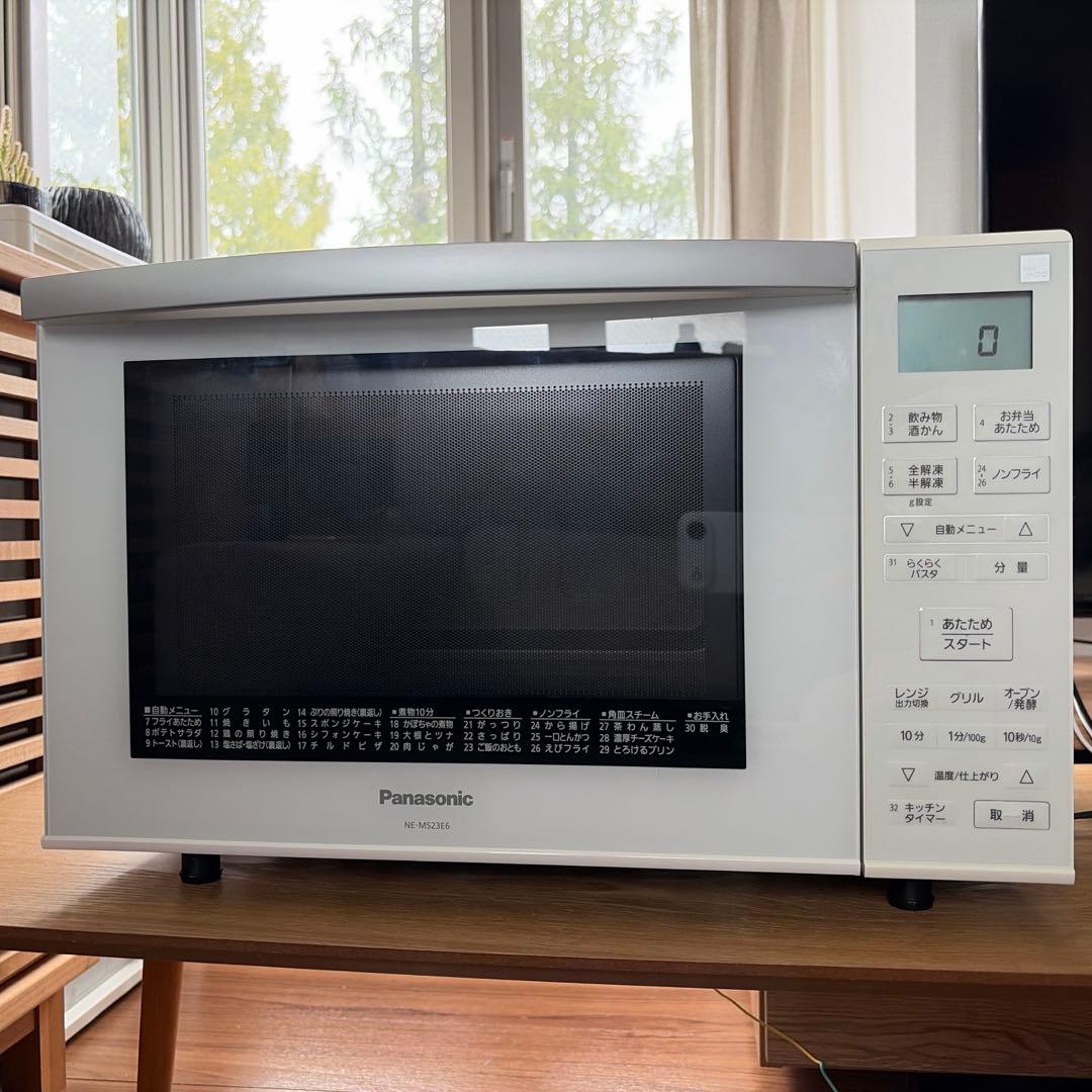 Panasonic NE-MS23E6 オーブンレンジ(角皿・説明書付)