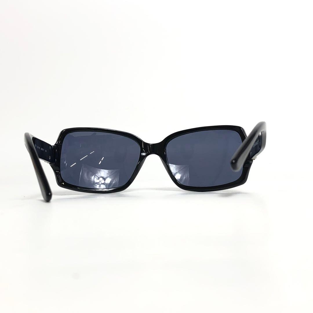 ★8F069 シャネル サングラス ココマーク シルバー金具 ブラック 黒