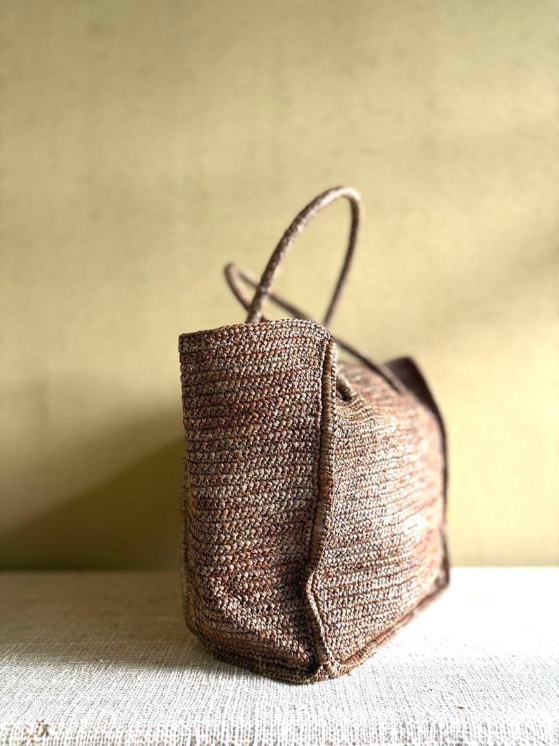 MAISON N.H PARIS 【未使用】Avril ラフィアバッグ かご