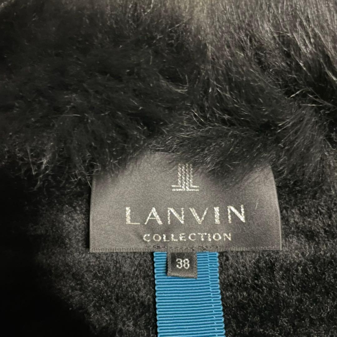 ♡極美品♡ランバン コレクション ムートン　コート　リアルファー レザー　革