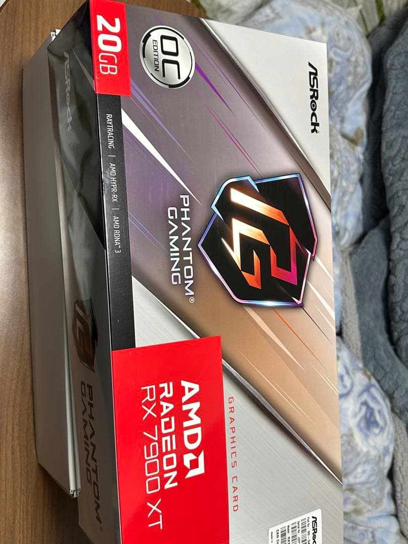 グラフィックボード・グラボ・ビデオカード ASRock 7900 XT Phantom Gaming OC white