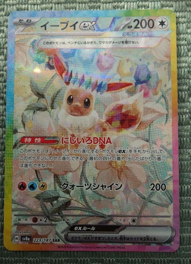 テラスタルフェス　イーブイex SAR、リーフィアex SAR