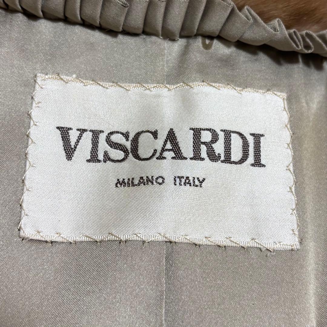 【美品】VISCARDI Italy製/ミンクファーコート/ハーフコート
