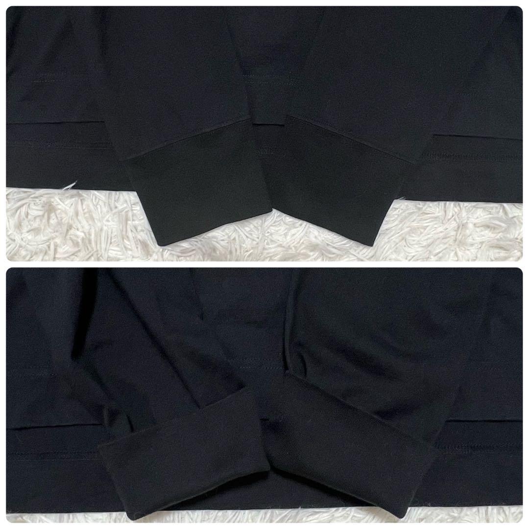 美品✨Vivienne Westwood ロゴ刺繍 長袖Tシャツ 黒 02