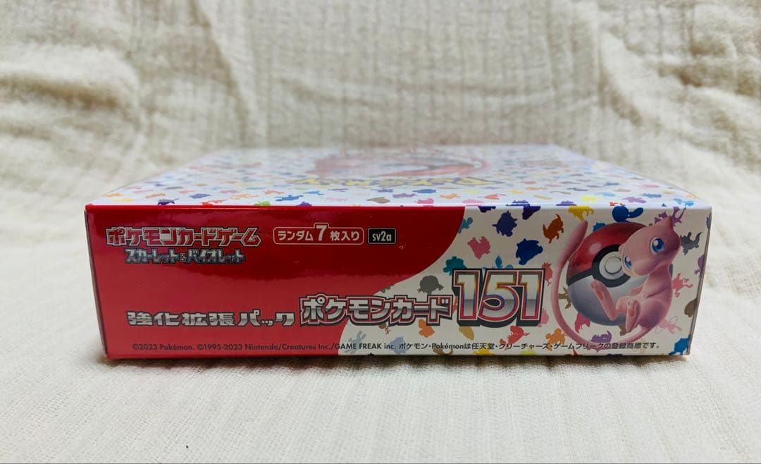 新品 未開封品 ポケモンカード151 1BOX 強化拡張パック シュリンク付