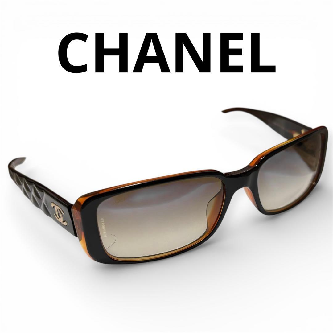 希少 CHANEL シャネル サングラス ココマーク カメリア