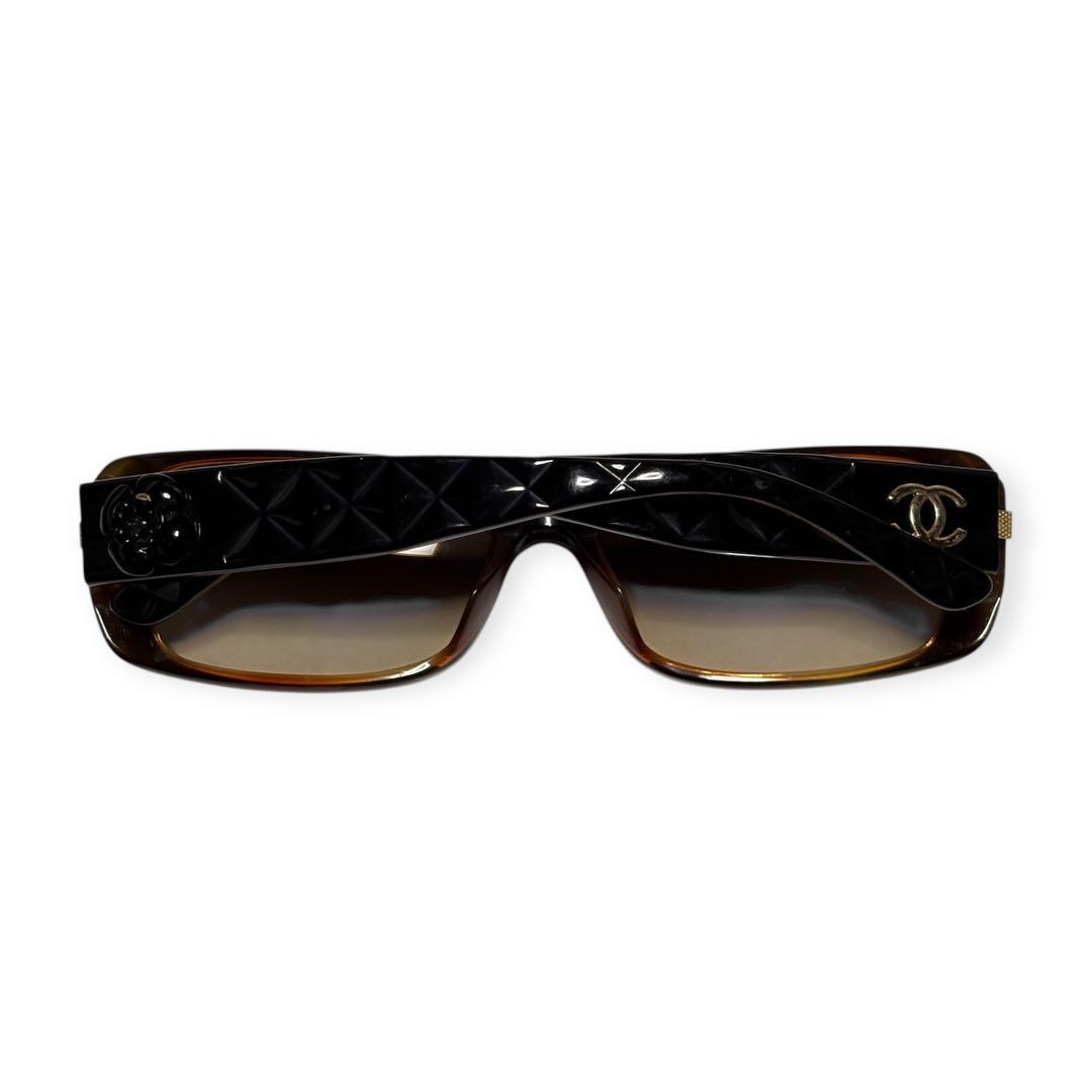 希少 CHANEL シャネル サングラス ココマーク カメリア