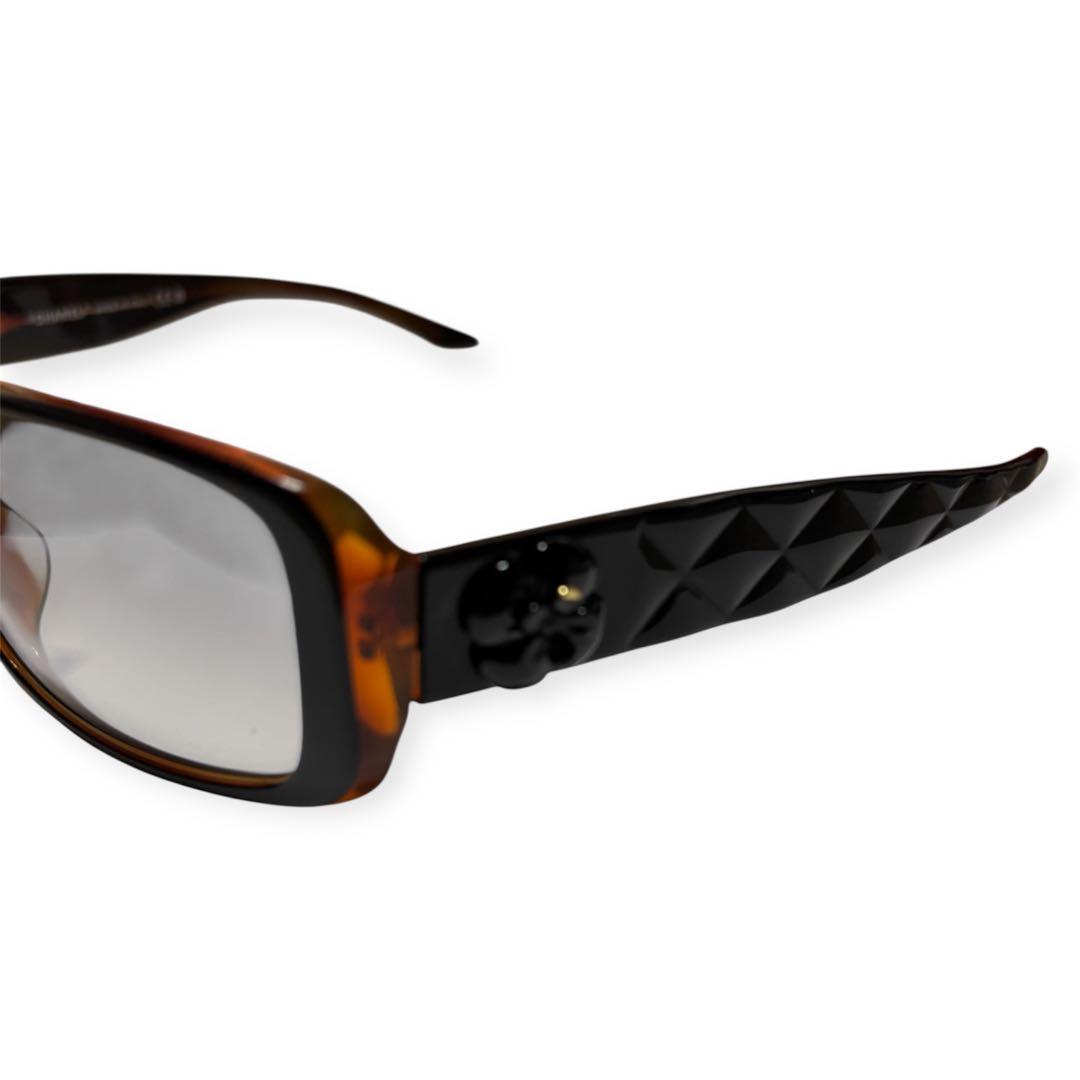 希少 CHANEL シャネル サングラス ココマーク カメリア