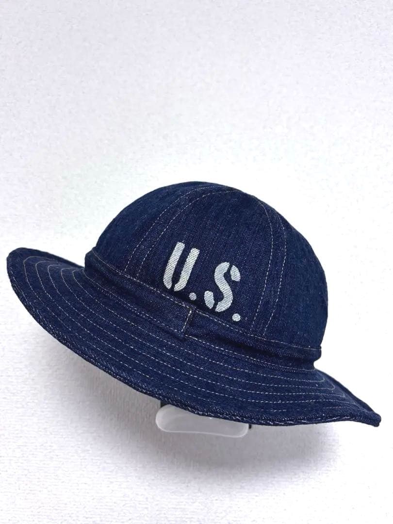 58cm US ARMY M-37 DENIM HAT 15ozスラブデニム