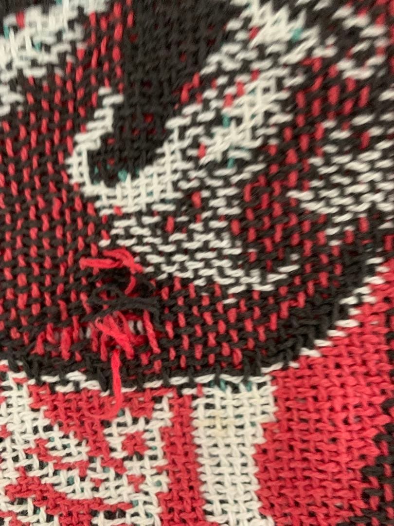 コカコーラ　ラグ　ビンテージ　アンティーク