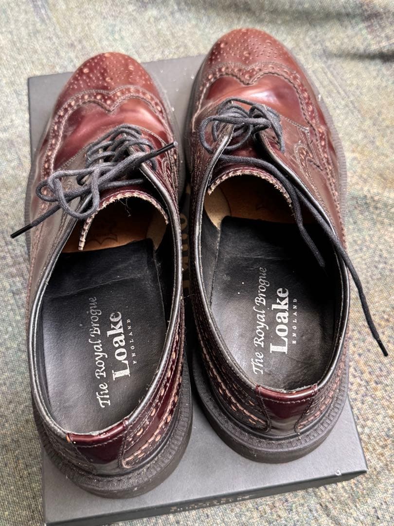 LOAKE × mackdaddy チェスターウイングチップ