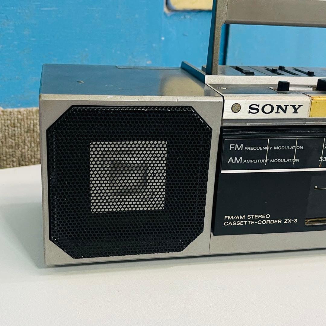 SONY カセットコーダー ZX-3 FM/AMラジオ 日本制動作品