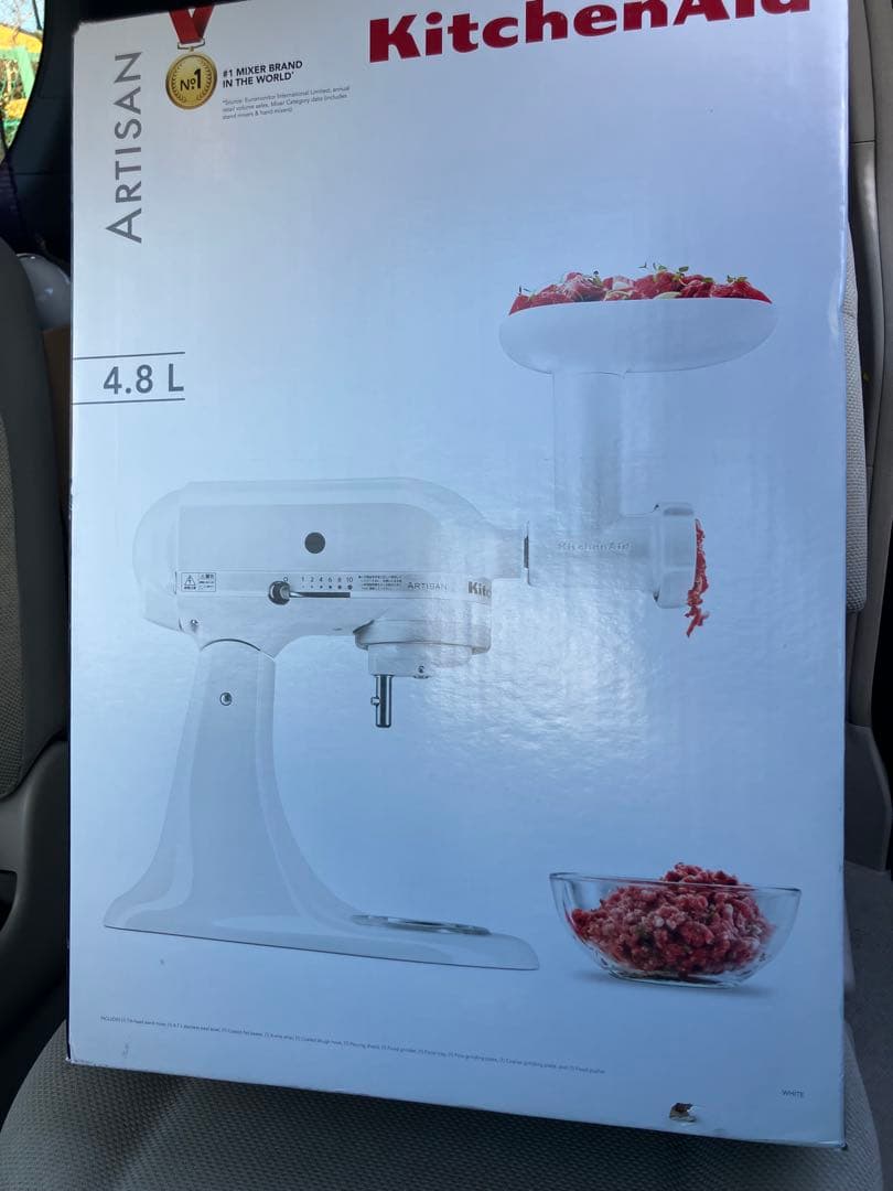 新品未使用！キッチンエイド ミキサー9KSM160(KSM150)白　正規代理店