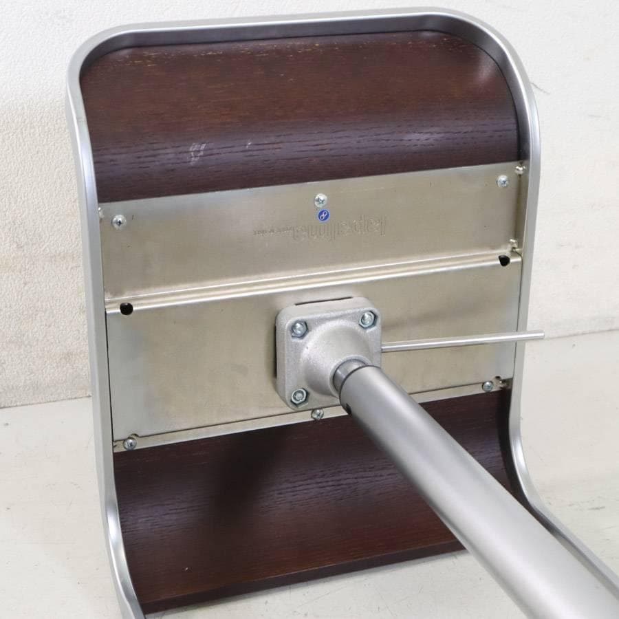 はなこ様6の4ラパルマ レム ハイスツール 板座 オーク突板 ブラウン 昇降回転