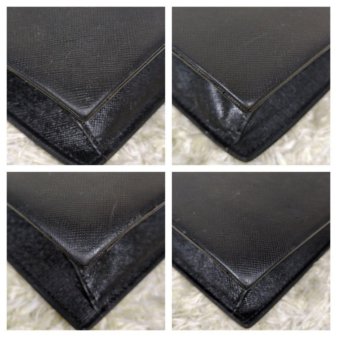 イヴサンローラン クラッチバッグ カサンドラ レザー ブラック