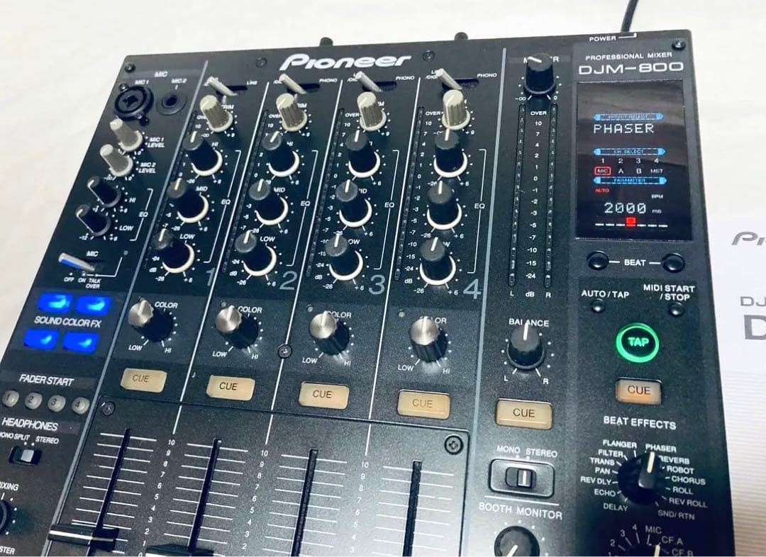 PIONEER DJM-800 フルメンテナンス済み　パネル&ノブ交換済み