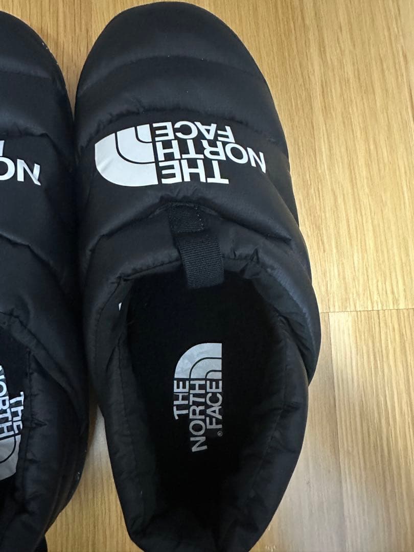 美品　THE NORTH FACE ザノースフェイス ヌプシ　ダウン　スリッパ