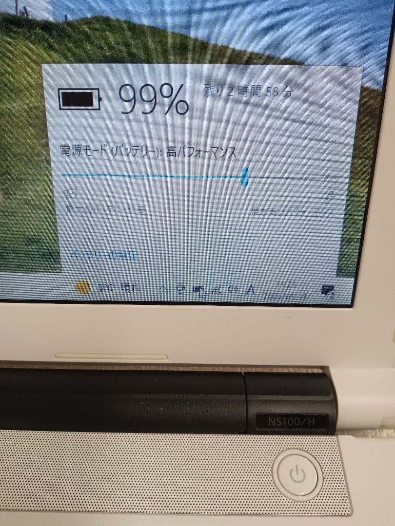 ∉ NEC PC-NS100H2W-H4 ストレージ無 16GB