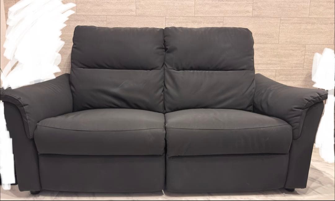 2人掛けソファ ニトリ Nシールド(KK6133)ブラック