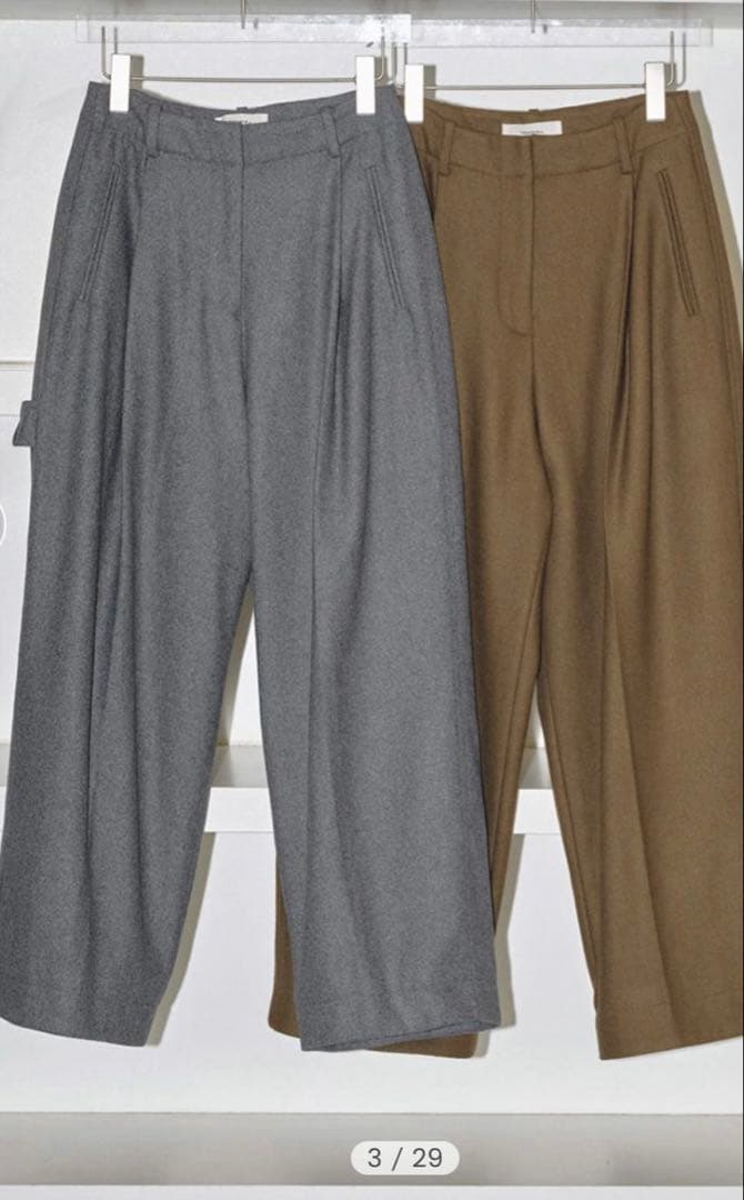 todayful ウールペインターパンツ